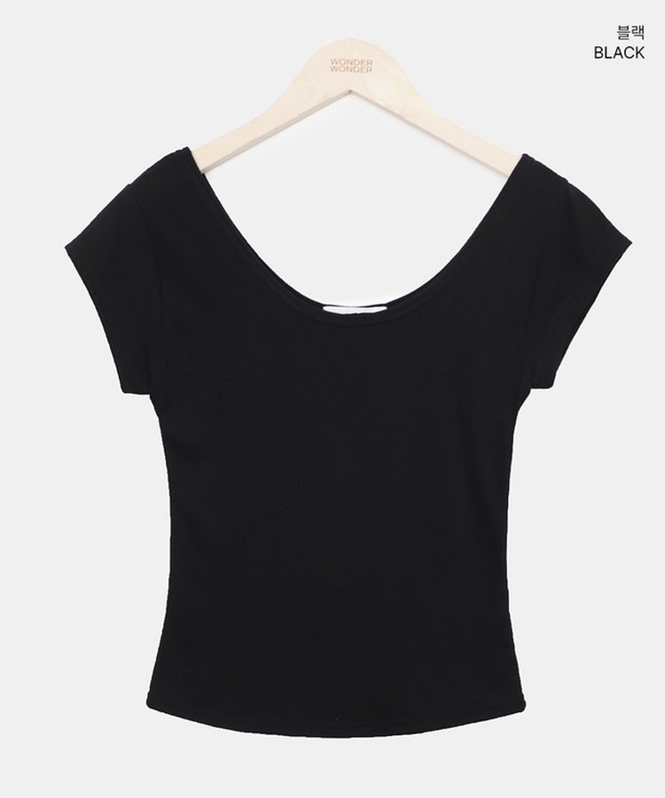 デイリーUネック半袖Tシャツ(5color)