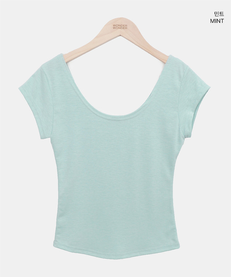 デイリーUネック半袖Tシャツ(5color)