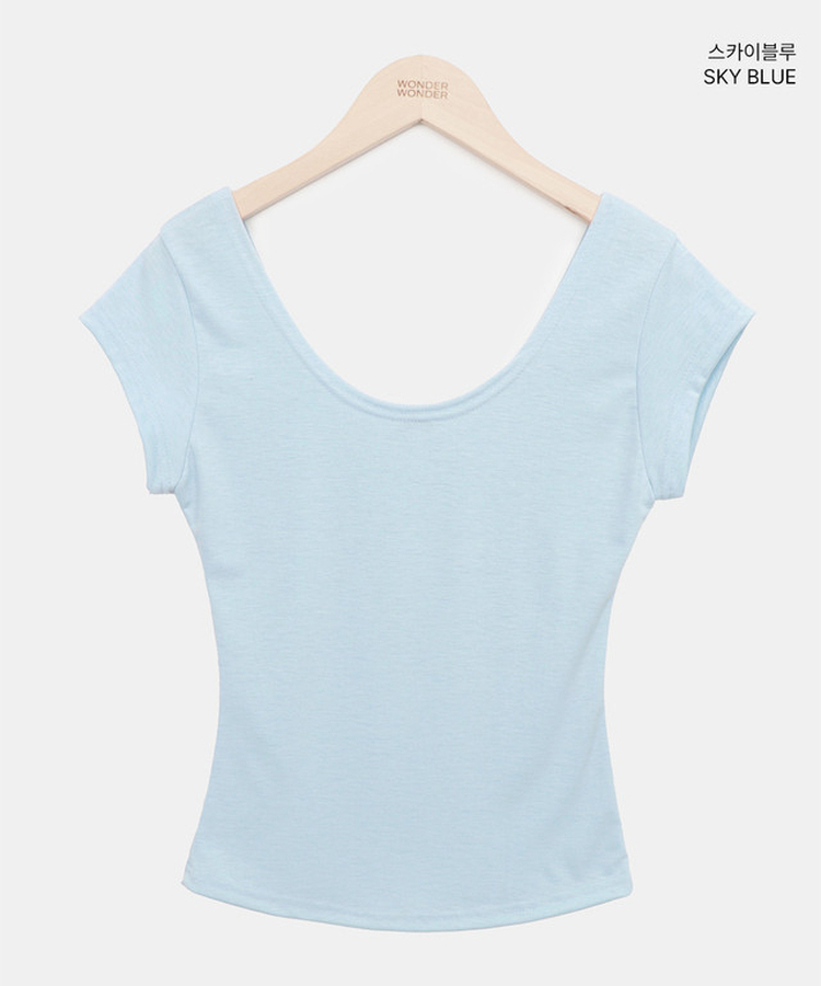 デイリーUネック半袖Tシャツ(5color)