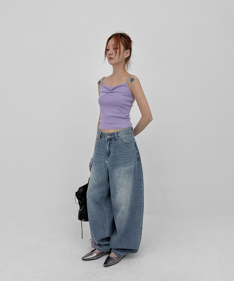 スティレットフラットシューズ GREY