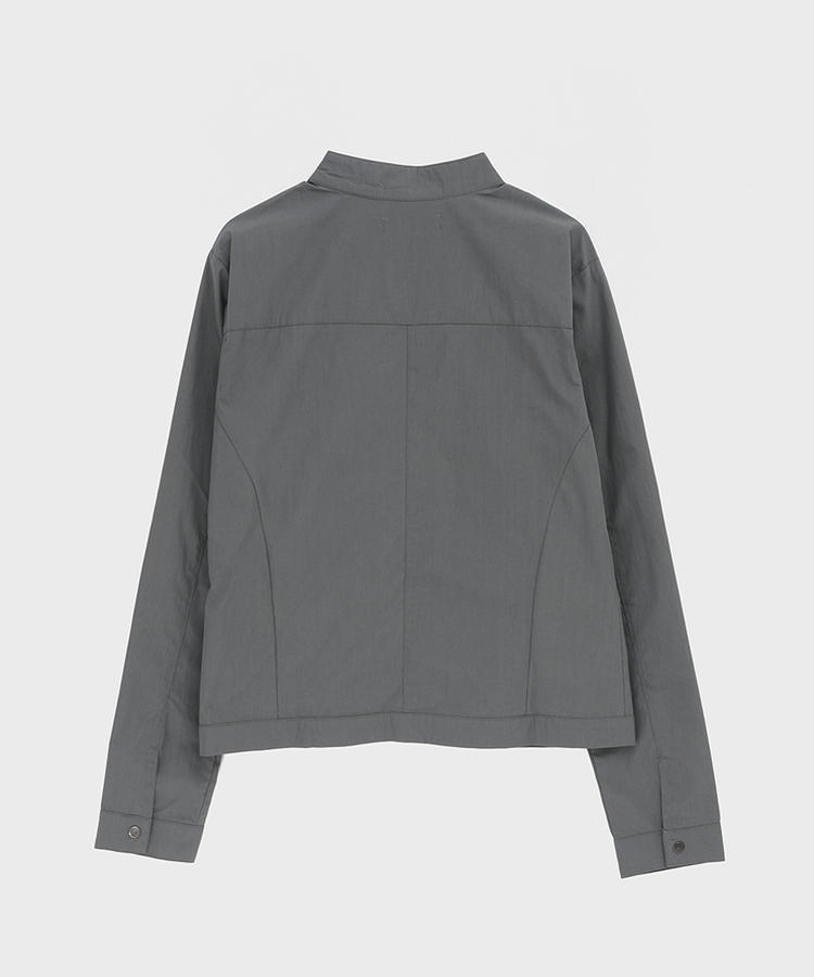 シアリングバイカーナイロンジャケット