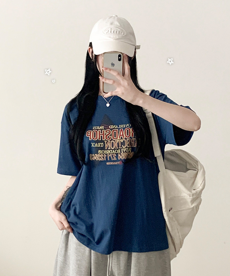 ロードショップ半袖Tシャツ BLUE