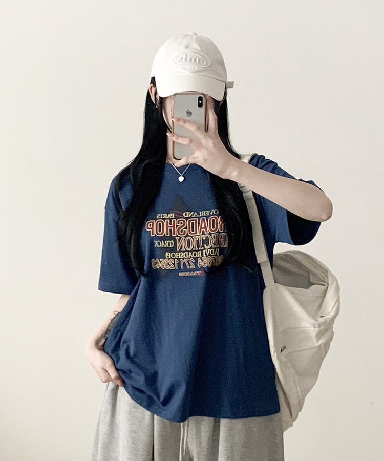 ロードショップ半袖Tシャツ BLUE