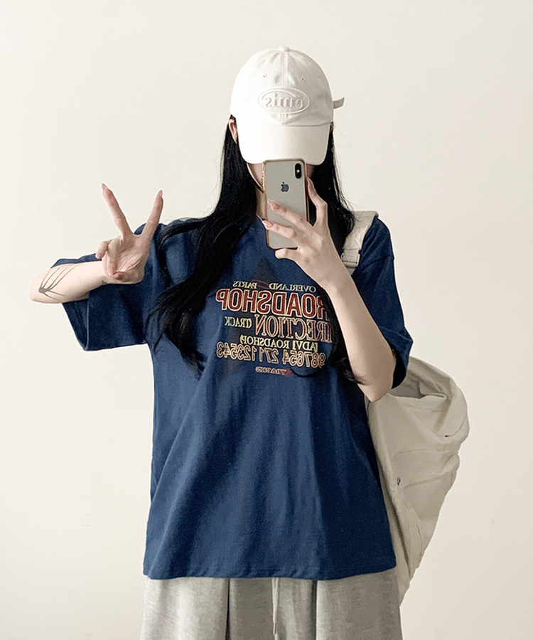 ロードショップ半袖Tシャツ BLUE
