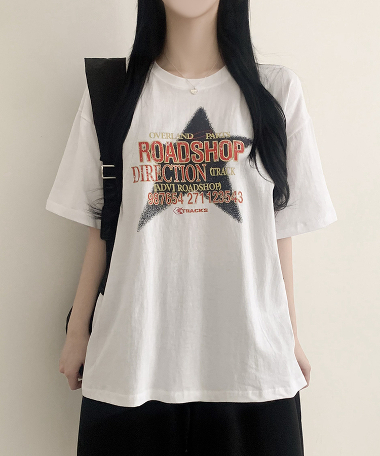 ロードショップ半袖Tシャツ WHITE