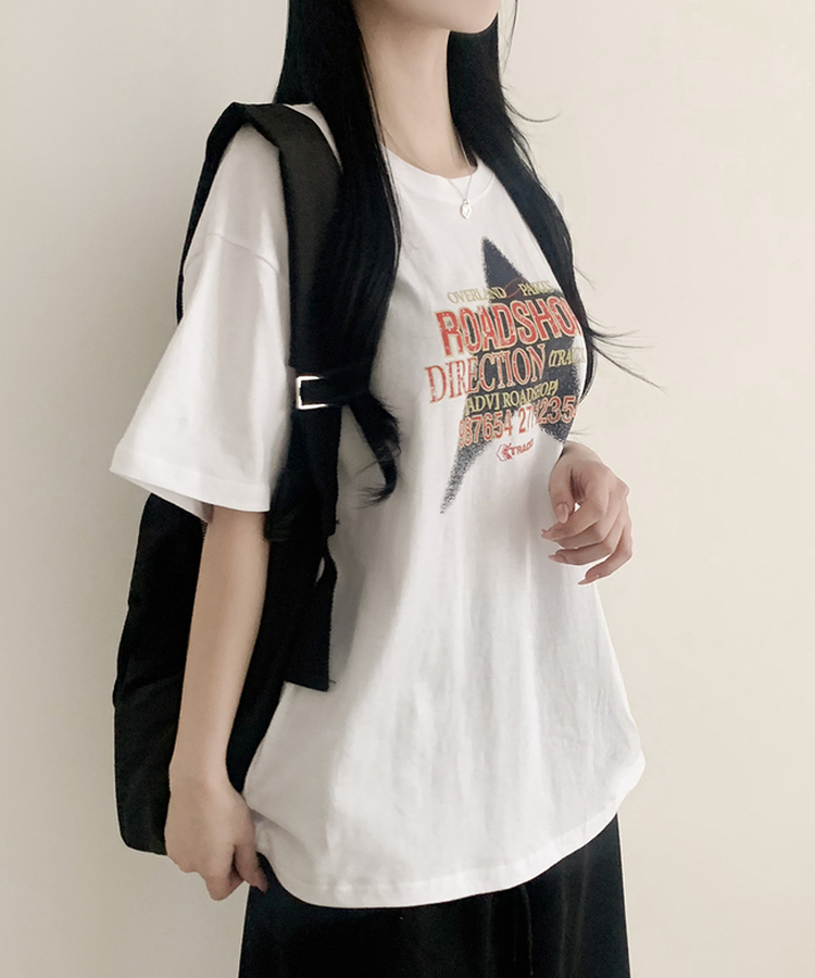 ロードショップ半袖Tシャツ WHITE