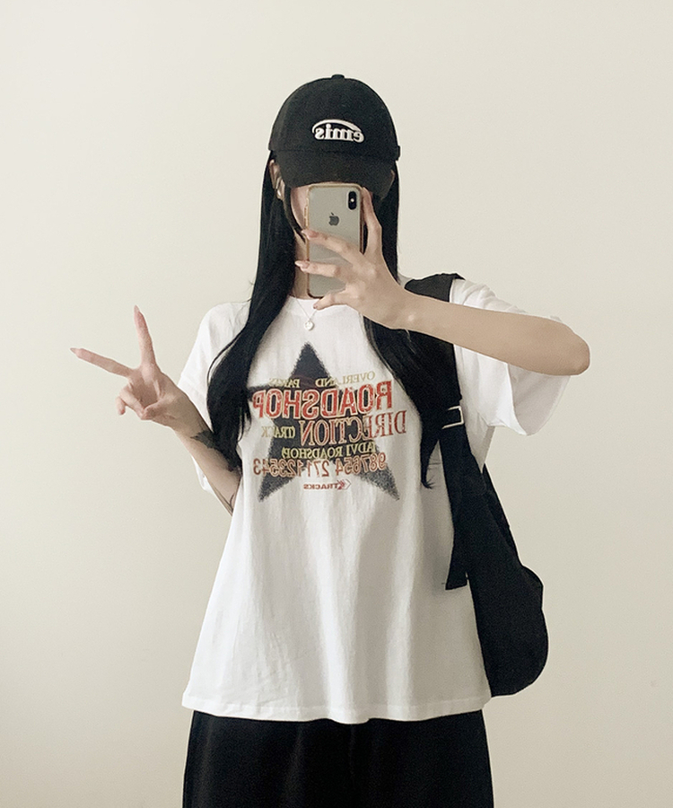 ロードショップ半袖Tシャツ WHITE