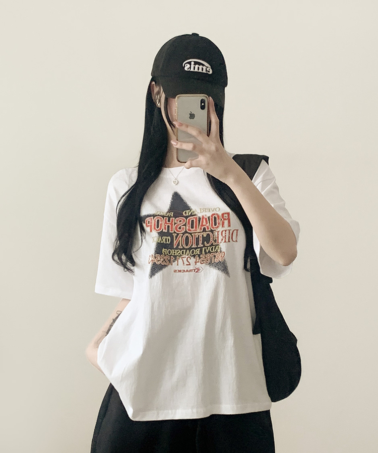 ロードショップ半袖Tシャツ WHITE