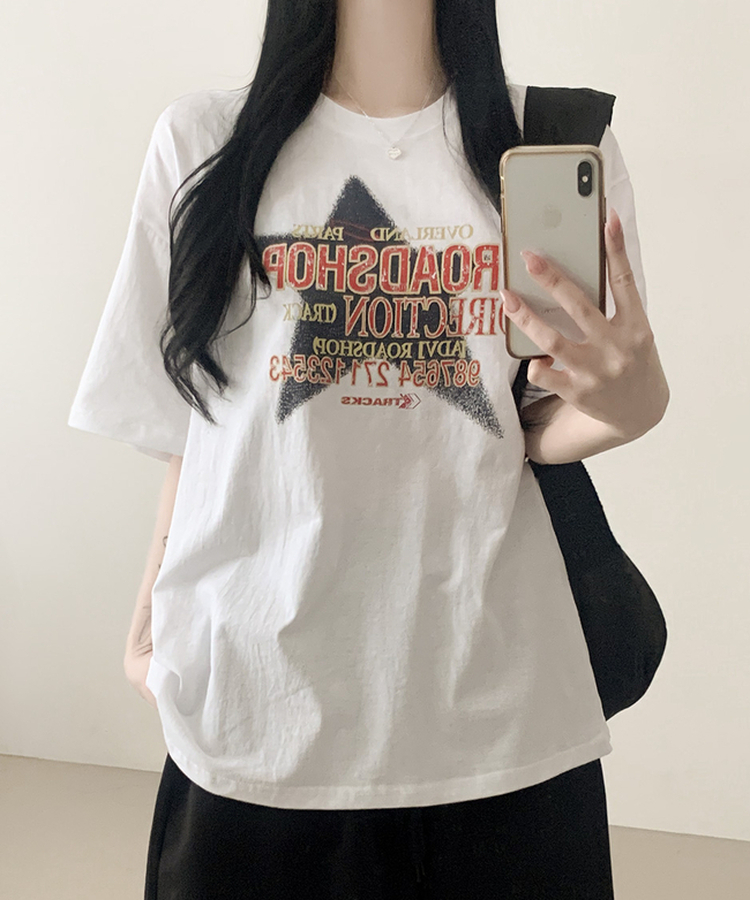 ロードショップ半袖Tシャツ WHITE
