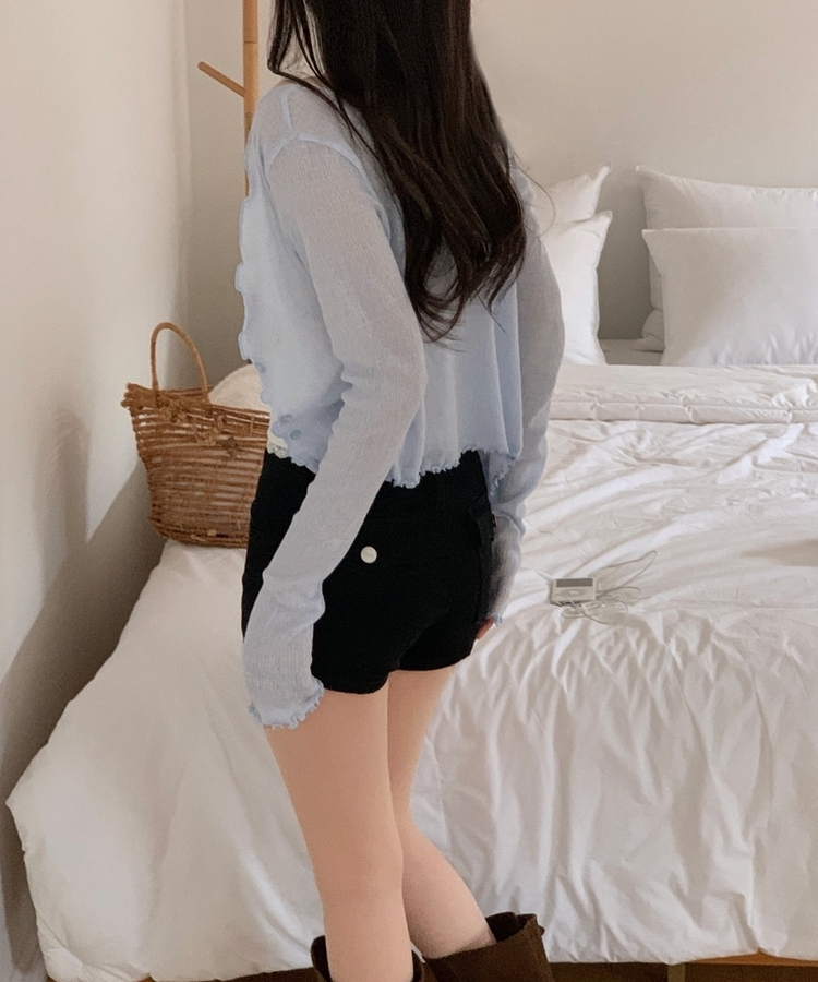 レースレイヤードスリムキャミソール IVORY