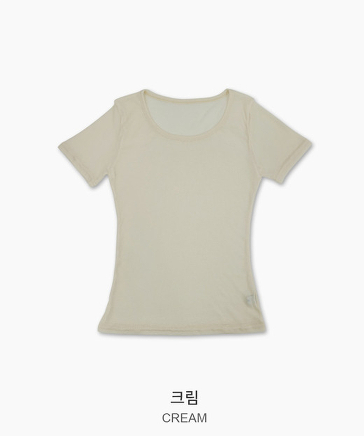 シースルーレイヤード半袖Tシャツ(11color)