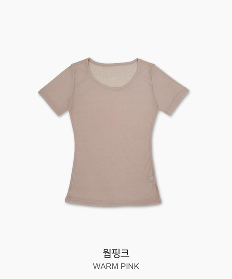 シースルーレイヤード半袖Tシャツ(11color)