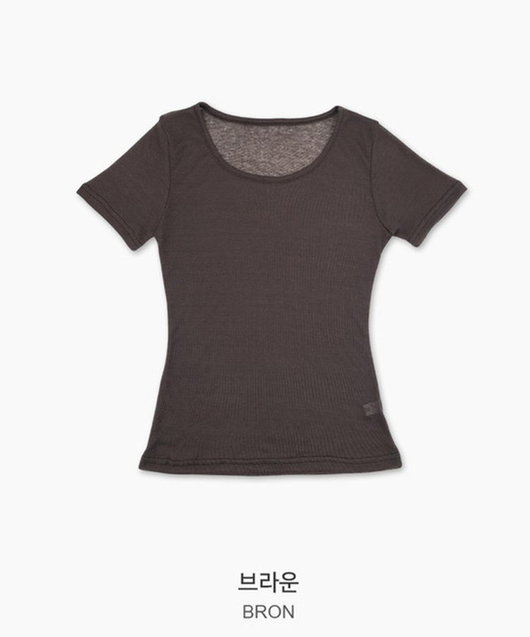 シースルーレイヤード半袖Tシャツ(11color)