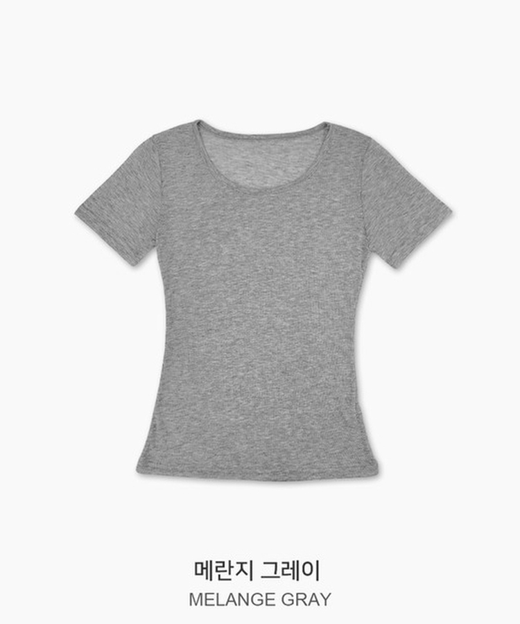 シースルーレイヤード半袖Tシャツ(11color)