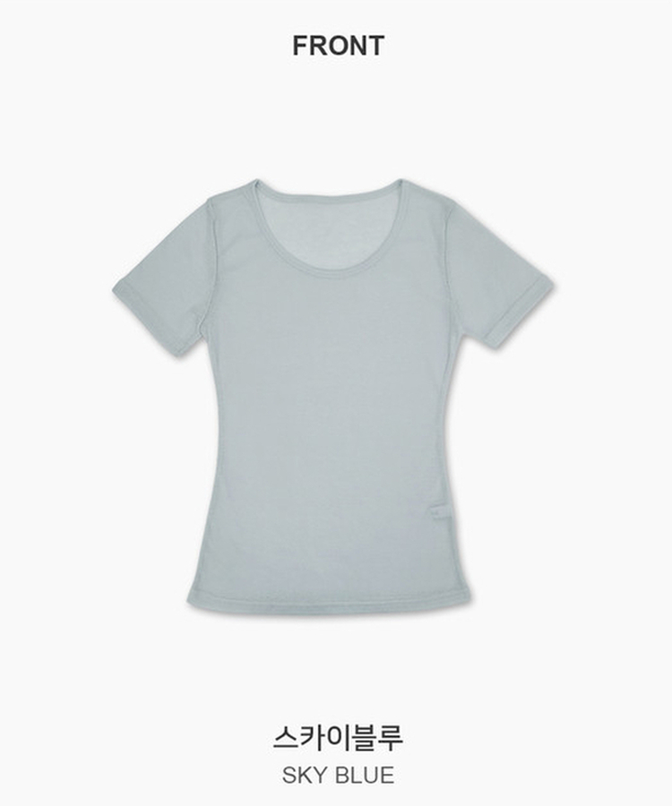 シースルーレイヤード半袖Tシャツ(11color)