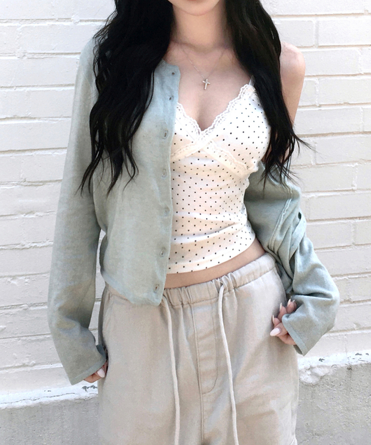 ベーシックニットカーディガン(10color) MINT