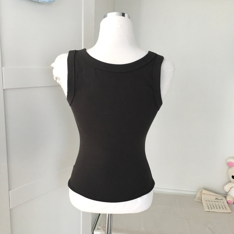 【SET】ドットリボンキャミソール＋レイヤードキャミ