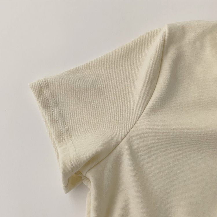 유니 레이어드 나시 가디건 허리 셔링 반팔 가디건 와펜 봄 아우터 팬던트 반팔티 여름 상의 5color