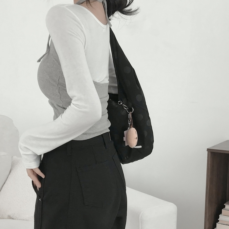 ホルターネックキャミソール GREY