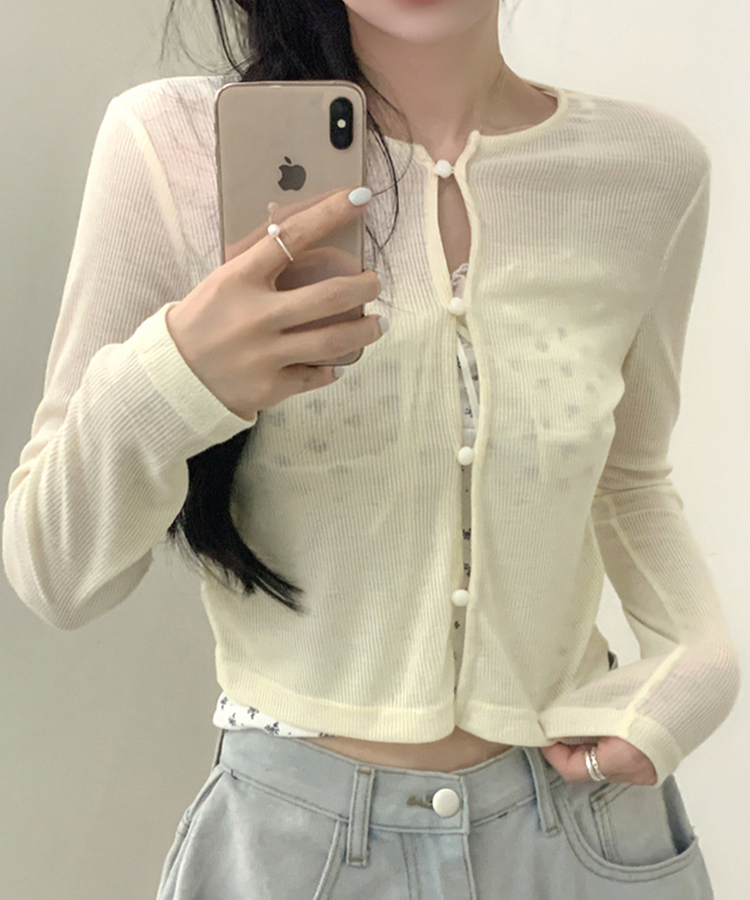 【SET】レースフラワーリボンキャミソール＋カーディガン(5color) BEIGE