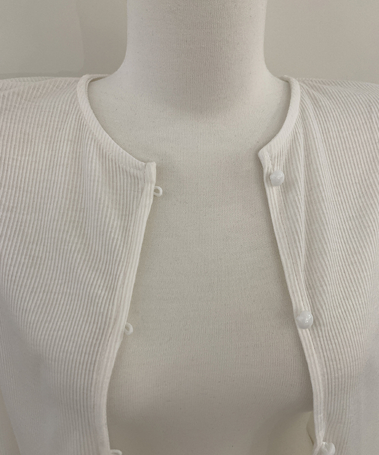 【SET】レースフラワーリボンキャミソール＋カーディガン(5color)