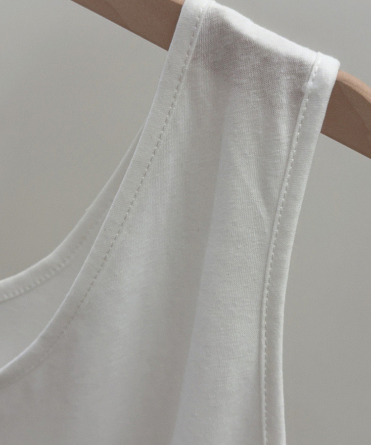 レイヤードシアリングワンピース