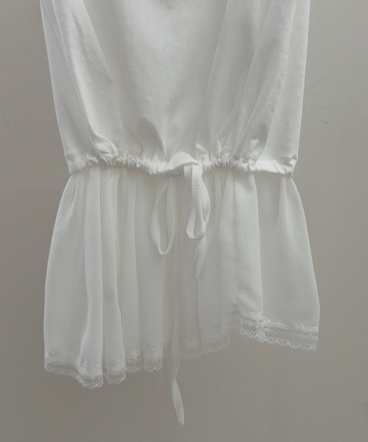 レイヤードシアリングワンピース