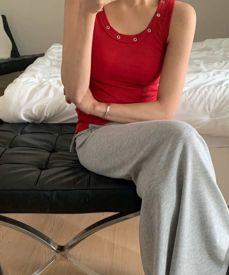 アイレットキャミソール(7color) red