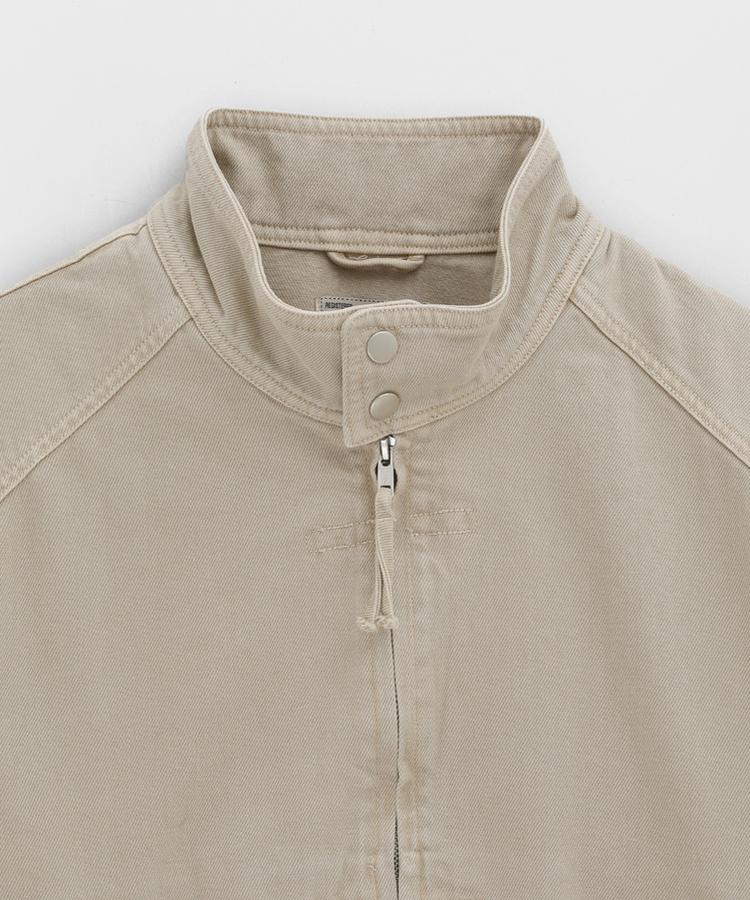 ハイネックコットンジャケット