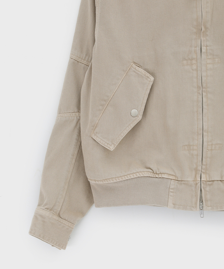 ハイネックコットンジャケット