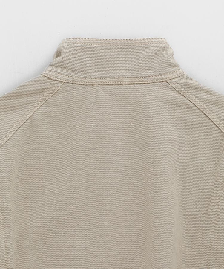 ハイネックコットンジャケット