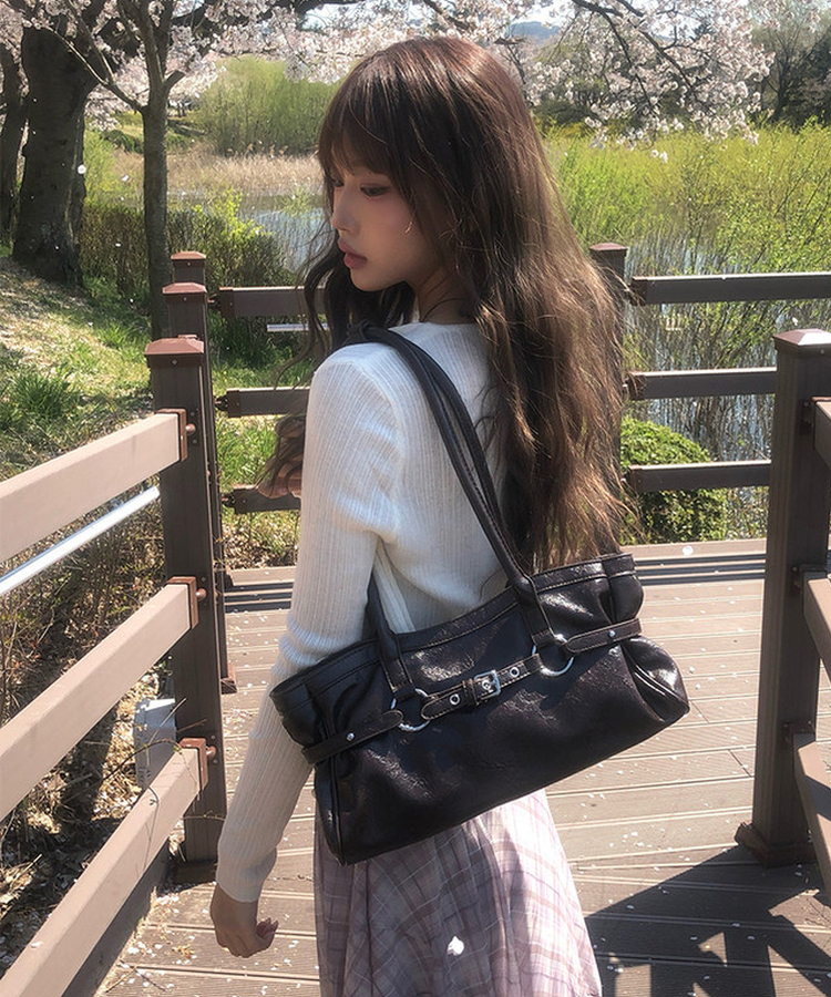 リブボタンスリムカーディガン(5color) IVORY