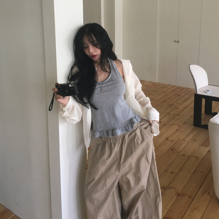 ベーシックルーズシャツ(7color) WHITE