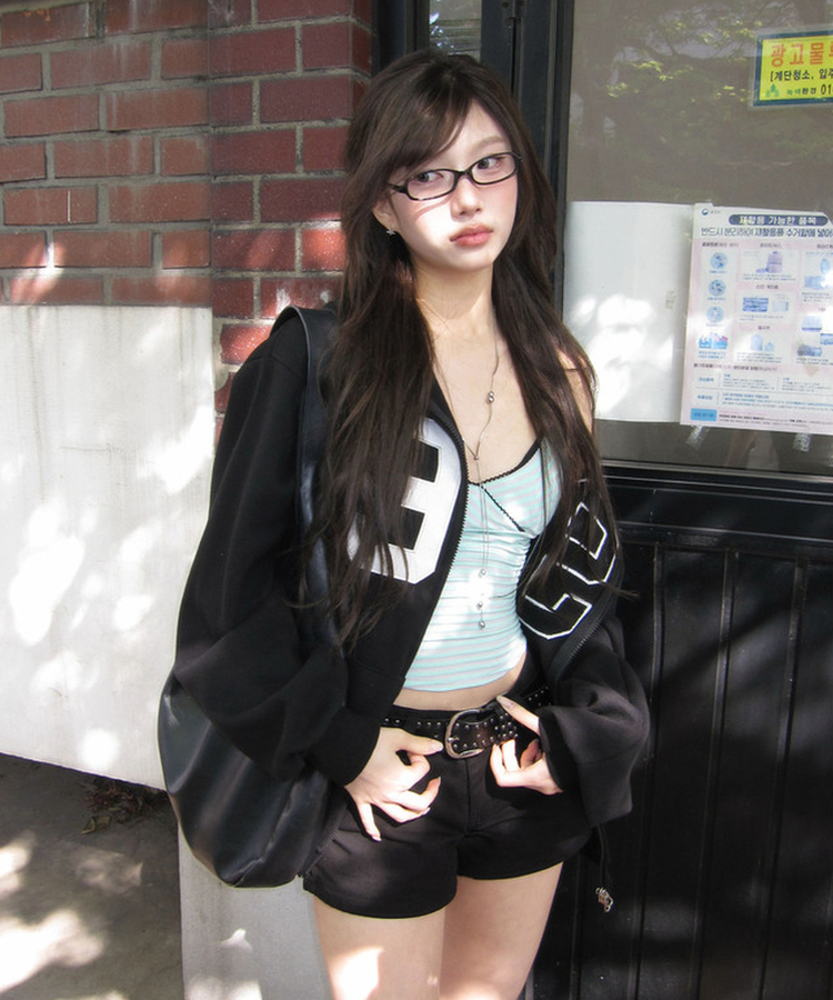 【カップ付き】ポップストライプラップキャミ MINT