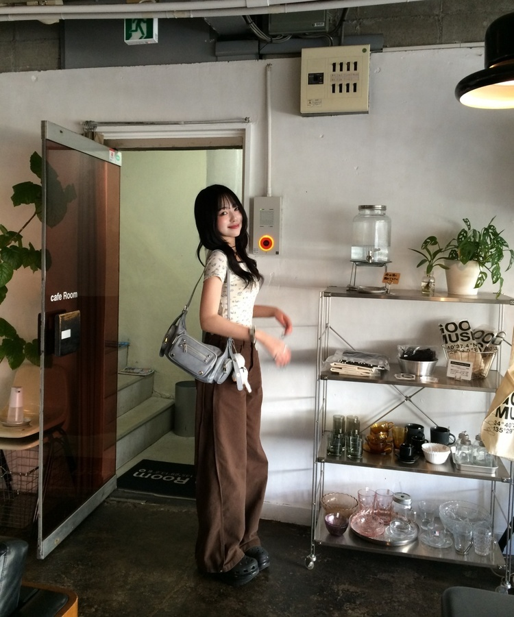 Y2Kマルチポケットショルダーバッグ SKY BLUE