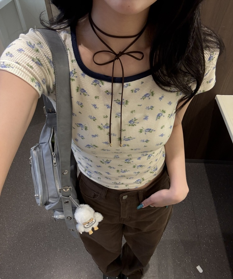 Y2Kマルチポケットショルダーバッグ SKY BLUE