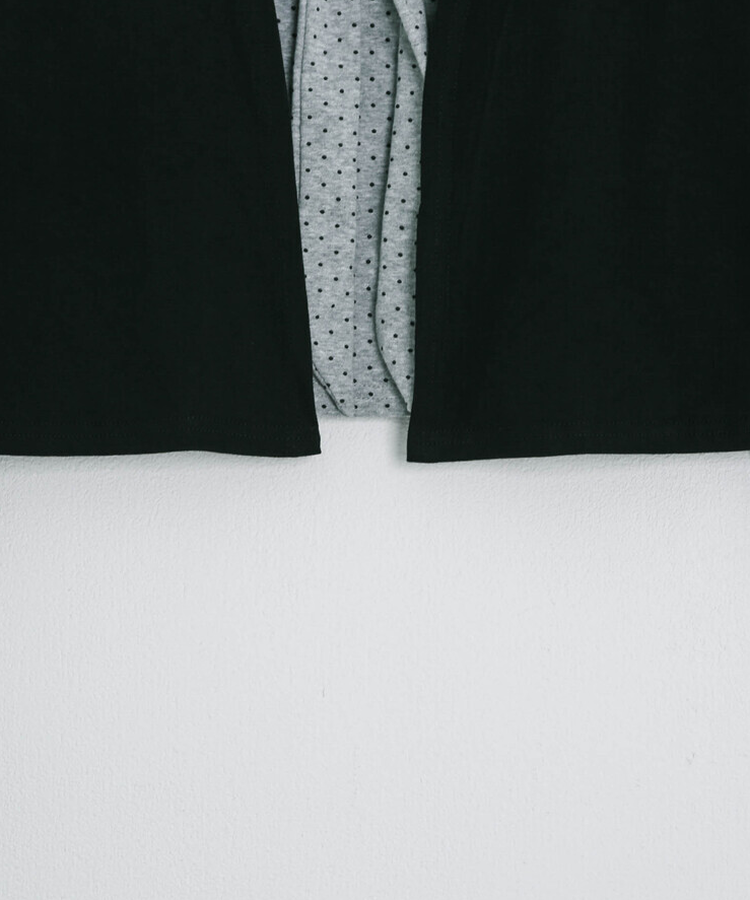 【❤️MADE】【SET】CBロゴカーディガン＋リボンドットフリルキャミ