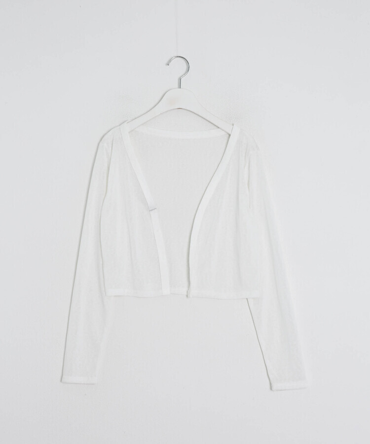 【SET】クロップカーディガン＋ギンガムキャミ