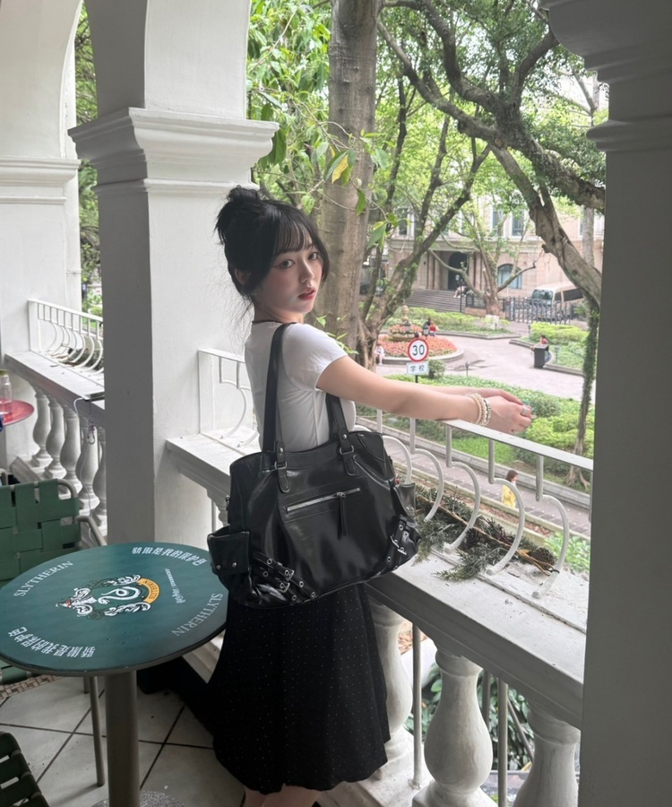 【❤️MADE】ペンダント半袖Tシャツ WHITE