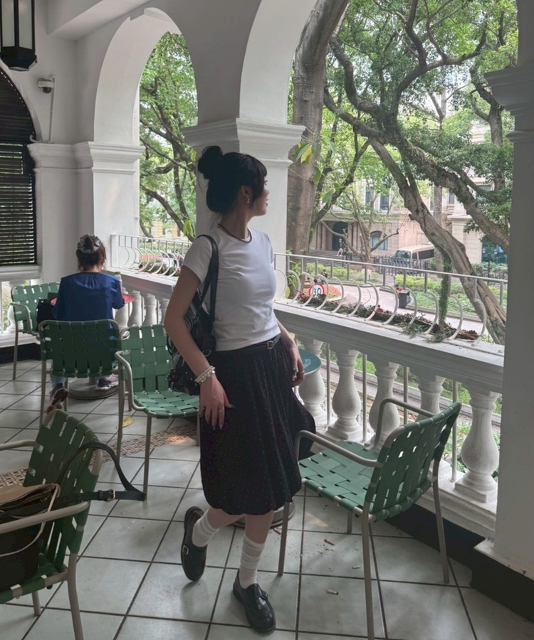 【❤️MADE】ペンダント半袖Tシャツ WHITE