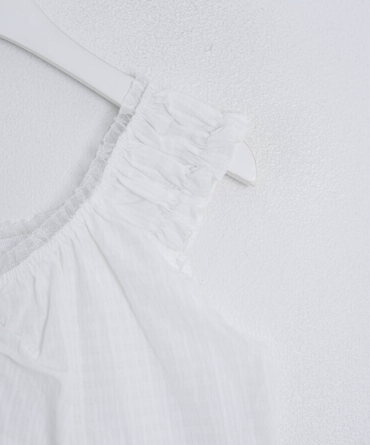 【❤️MADE】フリルブローチブラウス