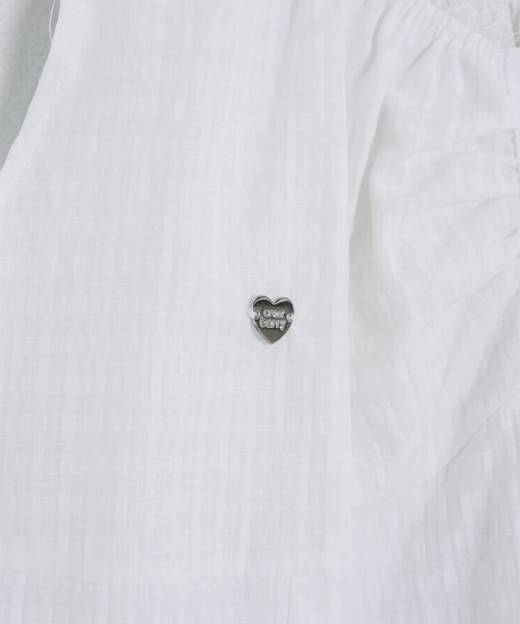 【❤️MADE】フリルブローチブラウス