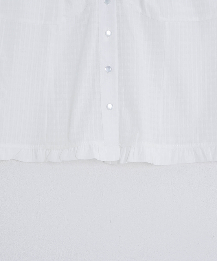 【❤️MADE】フリルブローチブラウス