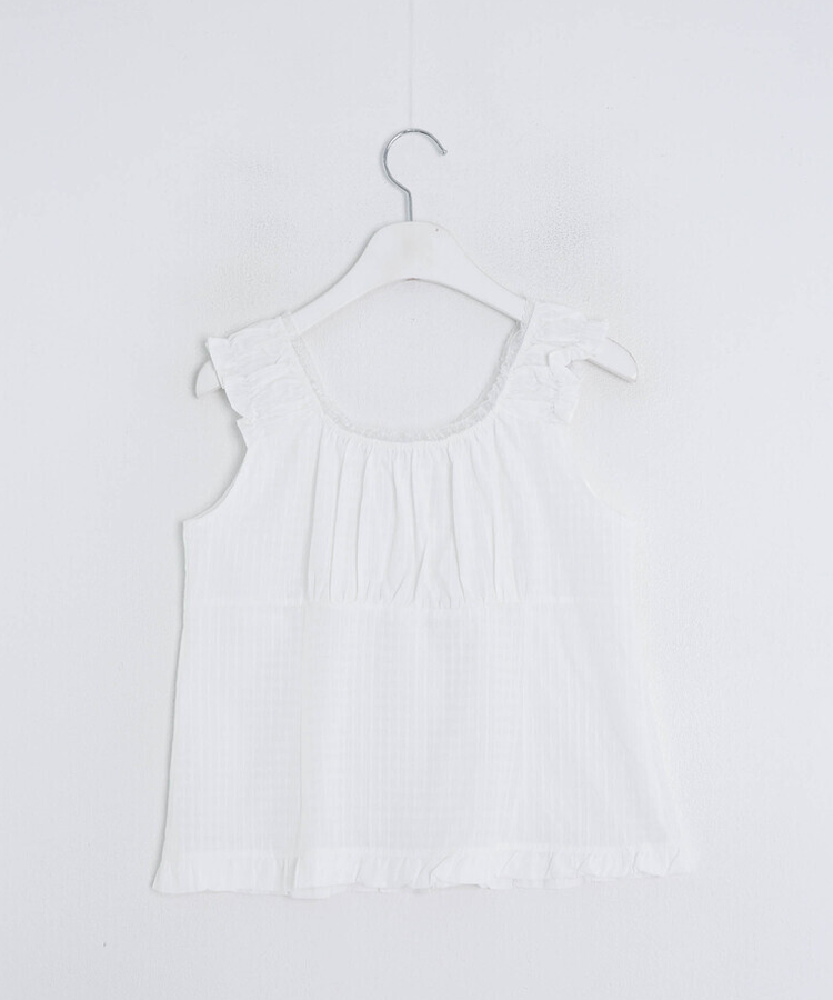 【❤️MADE】フリルブローチブラウス