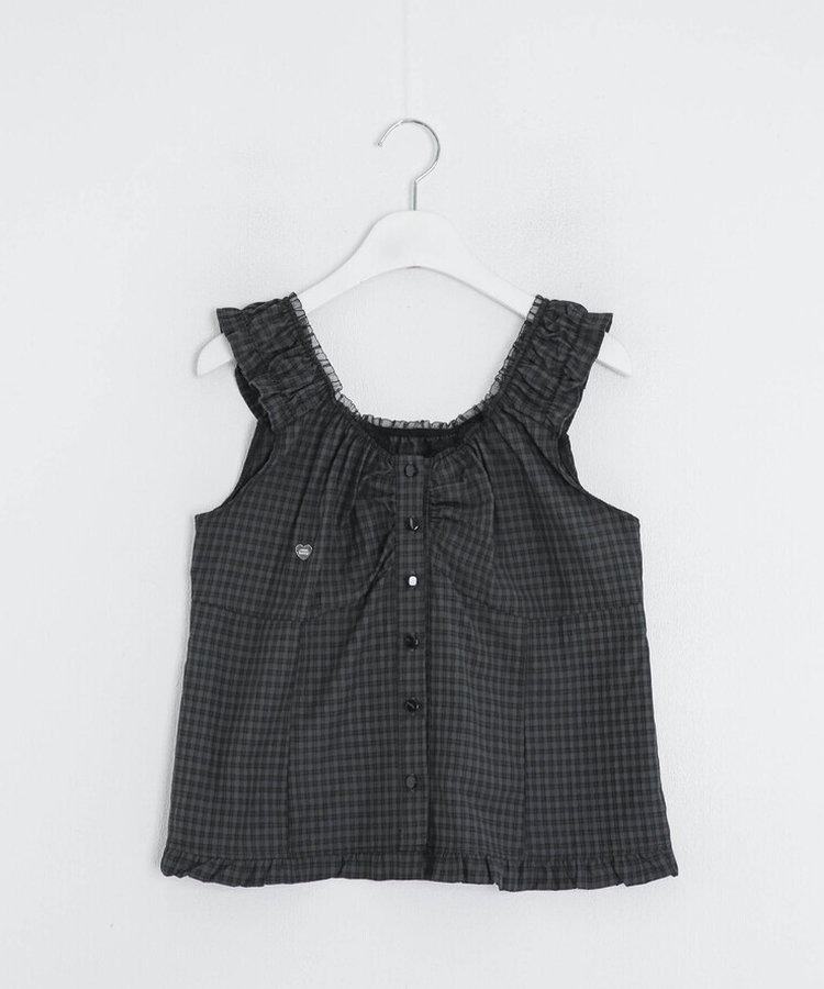 【❤️MADE】フリルブローチブラウス