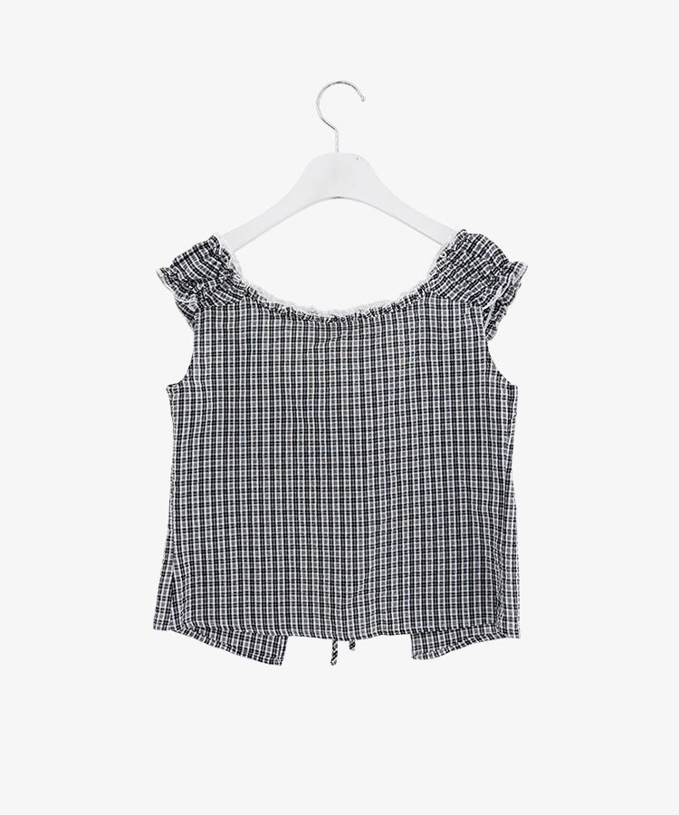 【❤️MADE】【SET】レースキャミソール+フリルブラウス