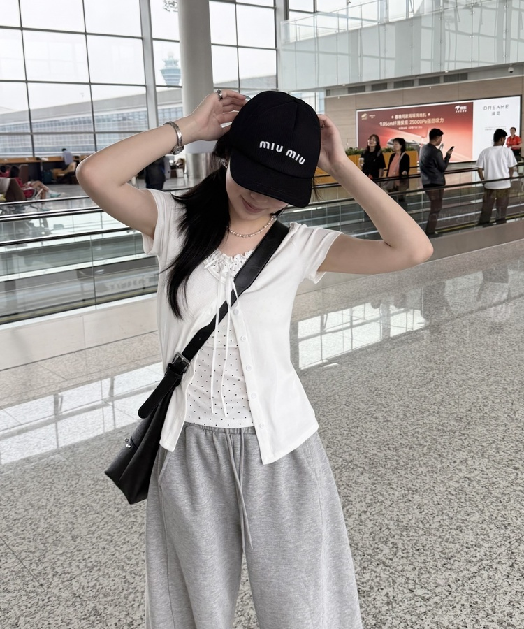 レイヤード風リボンカーデトップス WHITE