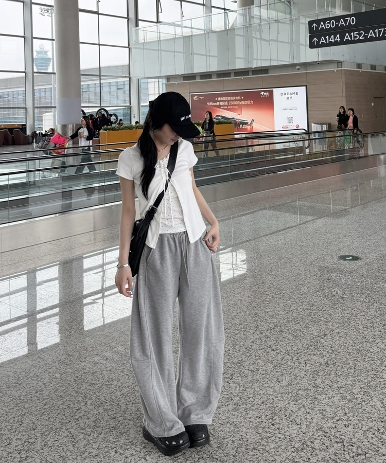 レイヤード風リボンカーデトップス WHITE