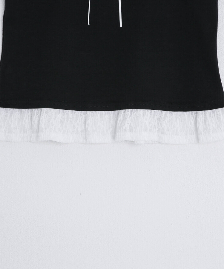 【❤️MADE】レースレイヤードTシャツ