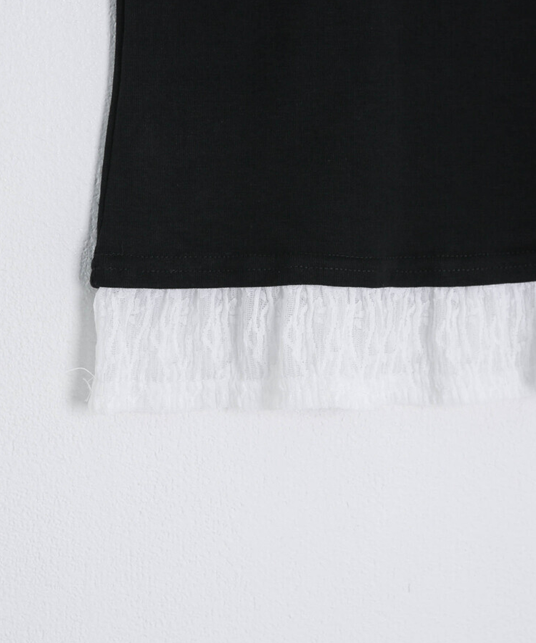 【❤️MADE】レースレイヤードTシャツ